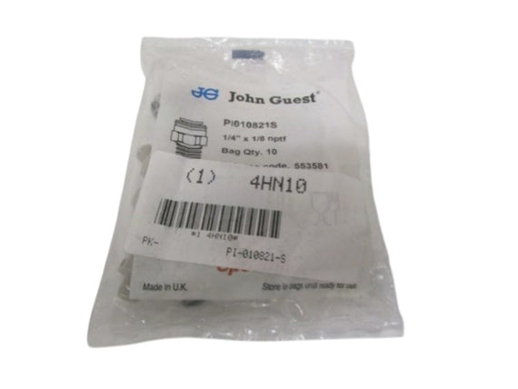 LOT OF 10 JOHN GUEST PI010821S MALE FITTING NSMP