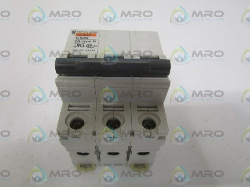 MERLIN GERIN 24533 CIRCUIT BREAKER 2A NSNP
