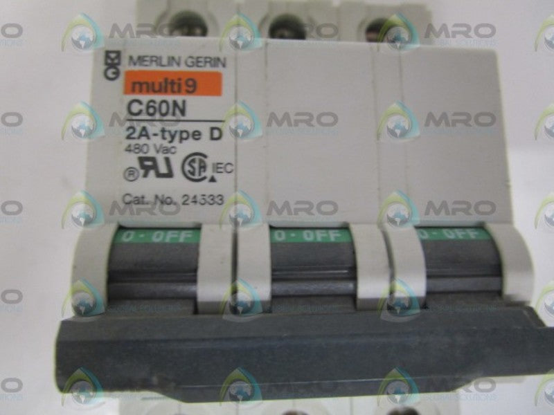 MERLIN GERIN 24533 CIRCUIT BREAKER 2A NSNP