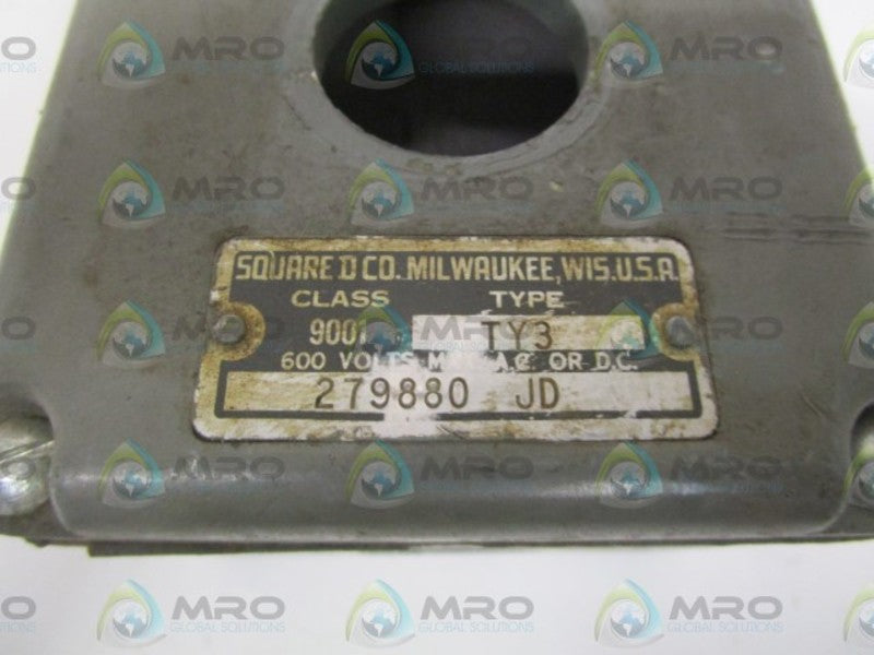 SQUARE D 9001-TY3 UNMP