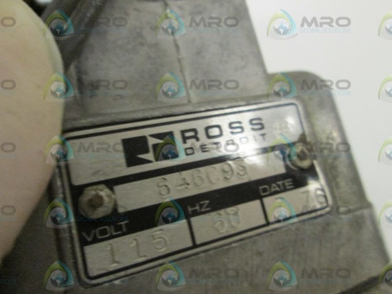 ROSS VALVE 1/2" 2774A4003 W/ 646C93 UNMP
