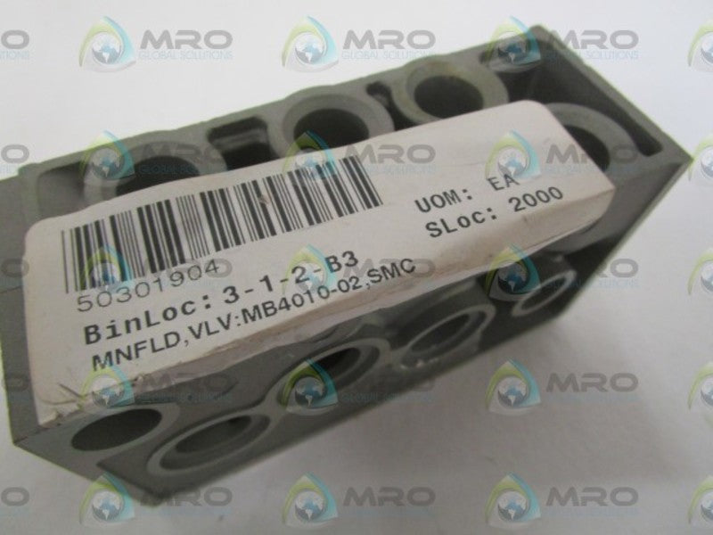 SMC MB4010-02 MANIFOLD VALVE NSNP