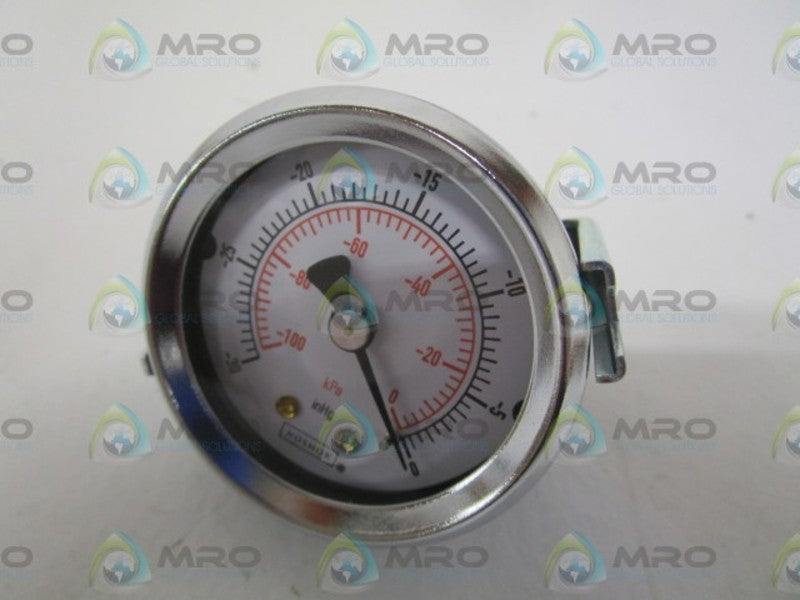 NOSHOK 20-120-30-VAC/KPA 2" PANEL MOUNT GAUGE *NEW IN BOX*
