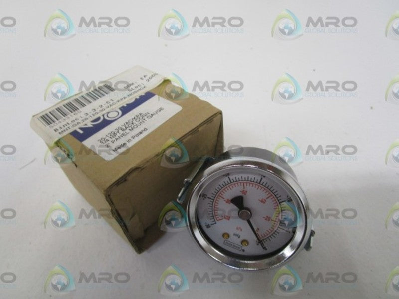NOSHOK 20-120-30-VAC/KPA 2" PANEL MOUNT GAUGE *NEW IN BOX*