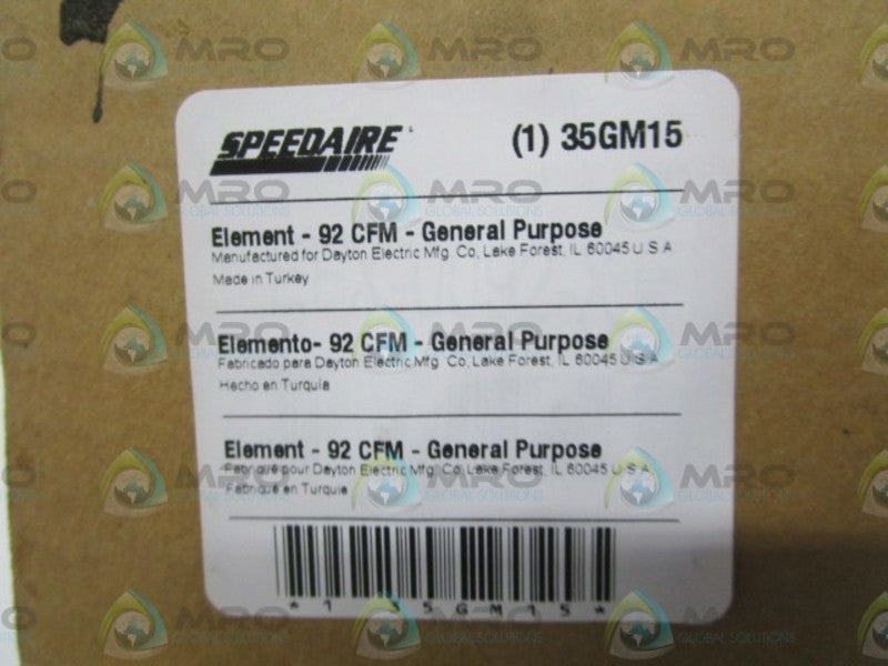 SPEEDAIRE 35GM15 NSMP