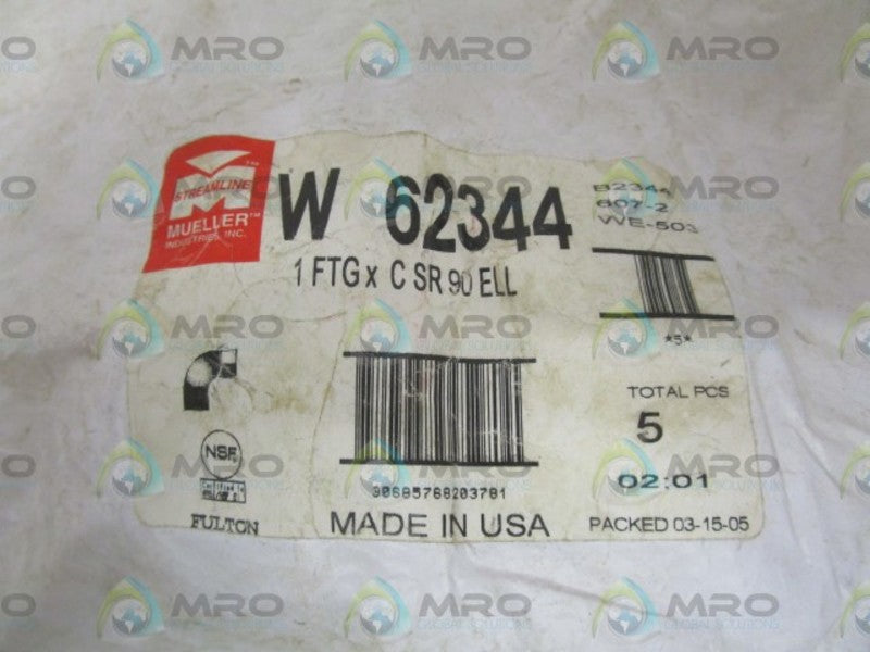 LOT OF 5 MUELLER W62344 NSMP