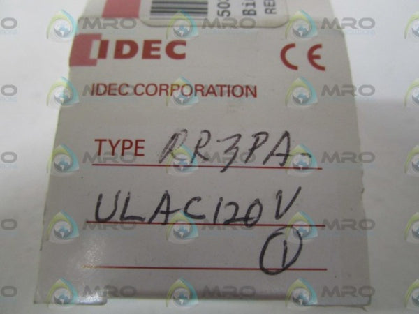 IDEC RR3PA-UL RELAY 120VAC NSMP