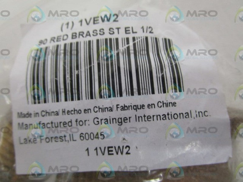 LOT OF 2 GRAINGER 1VEW2 1/2" NSMP