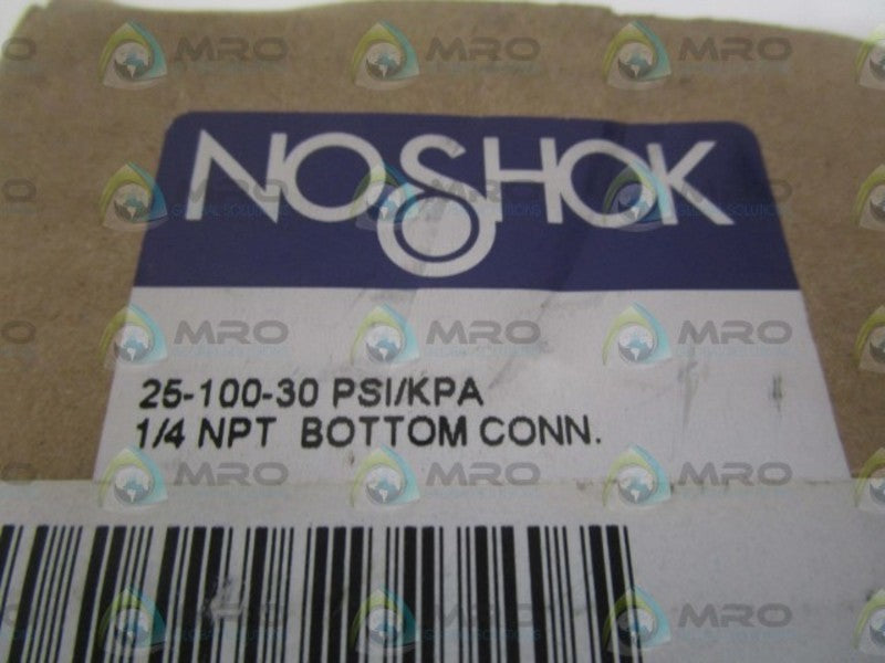 NOSHOK 25-100-30 1/4" 0-30PSI NSMP