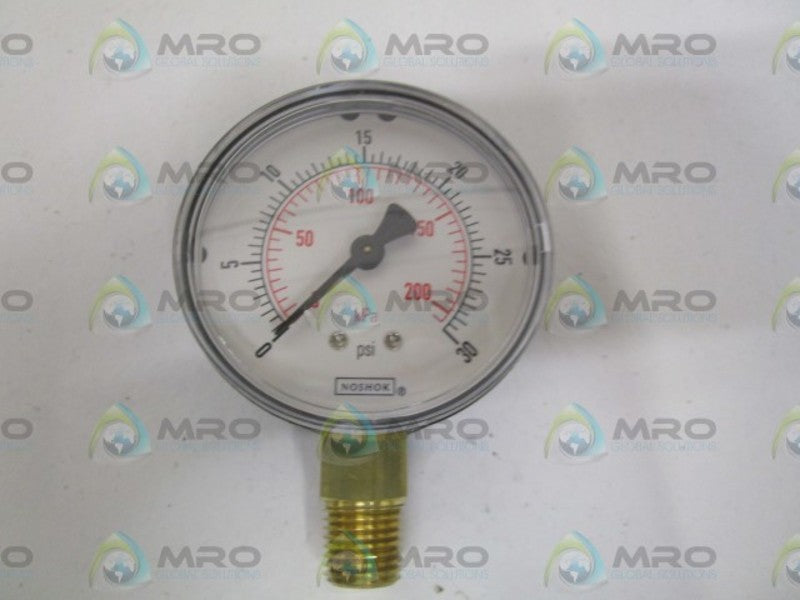 NOSHOK 25-100-30 1/4" 0-30PSI NSMP