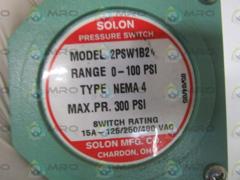 SOLON 2PSW1B2 0-100PSI NSNP