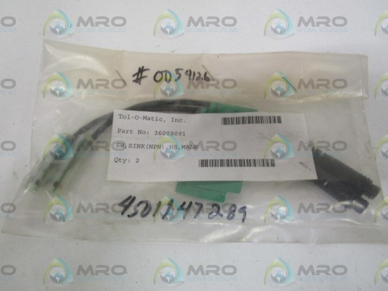 LOT OF 2 TOL-O-MATIC 36009091 NSMP