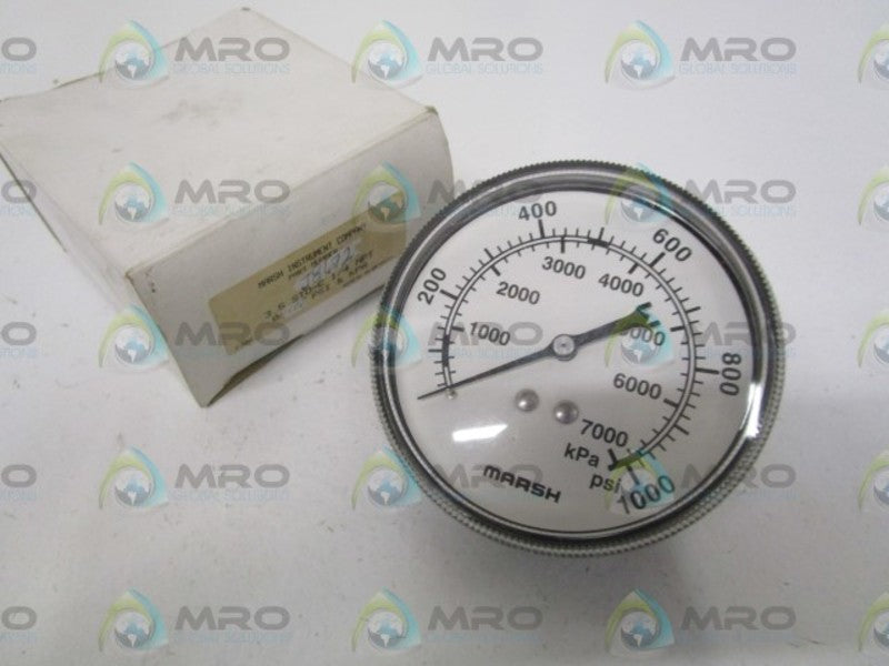 MARSH INSTRUMENT J8672 0/1000PSI NSMP