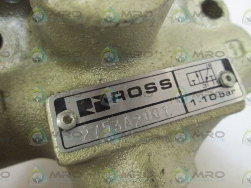 ROSS VALVE 2753A2001 (AS PICTURED) UNMP