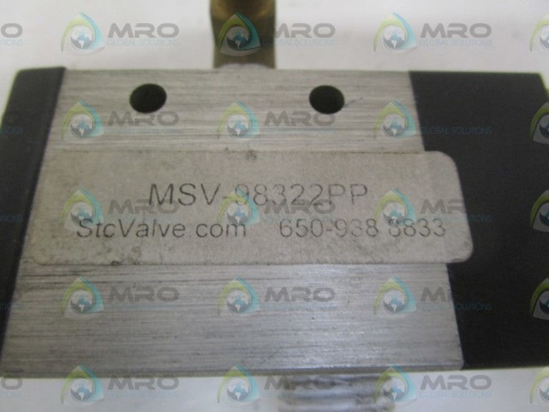 STC VALVE MSV-98322PP PNEUMATIC VALVE UNMP