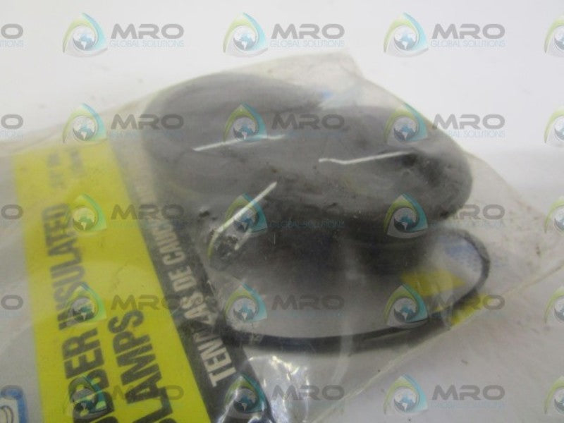 LOT OF 2 CALTERM 67793 RUBBER INSULATED CLAMPS 3/4" NSMP