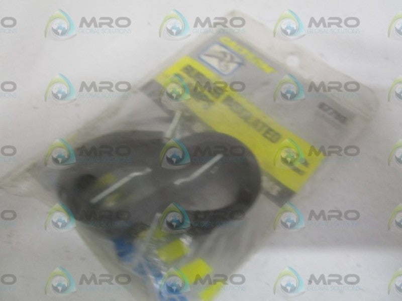 LOT OF 2 CALTERM 67793 RUBBER INSULATED CLAMPS 3/4" NSMP