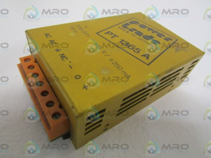 POWER TRADE PT1365A POWER SUPPLY UNMP