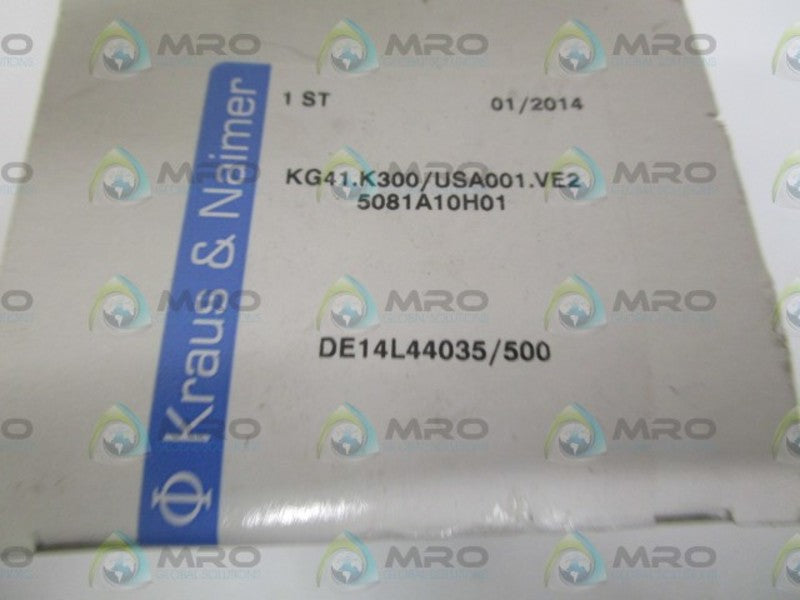 KRAUS & NAIMER KG41.K300/USA001.VE2 DISCONNECT SWITCH NSFS