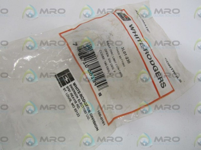 WHITE-RODGERS 3L01-230 SNAP DISC LIMIT CONTROL NSMP