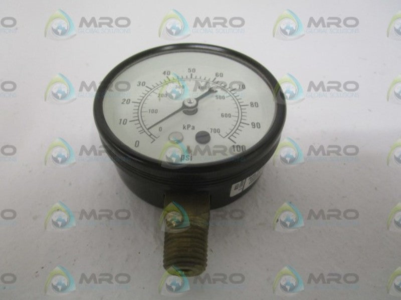 MARSH INSTRUMENT J4848 PRESSURE GAUGE -/100PSI NSMP
