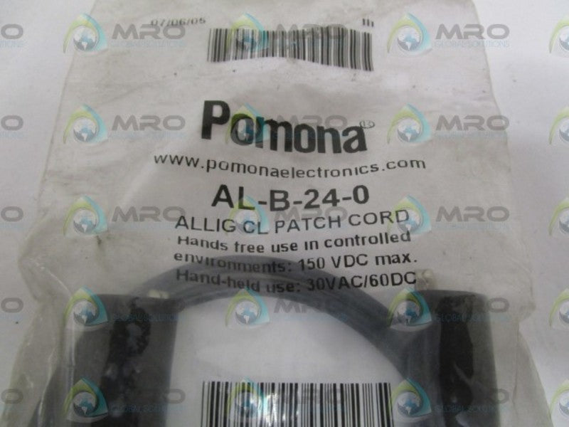 POMONA AL-B-24-0 ALLIGN CL PATCH CORD *NEW IN FACTORY BAG*