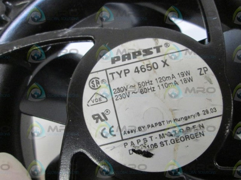 PAPST FAN 4650 X UNMP