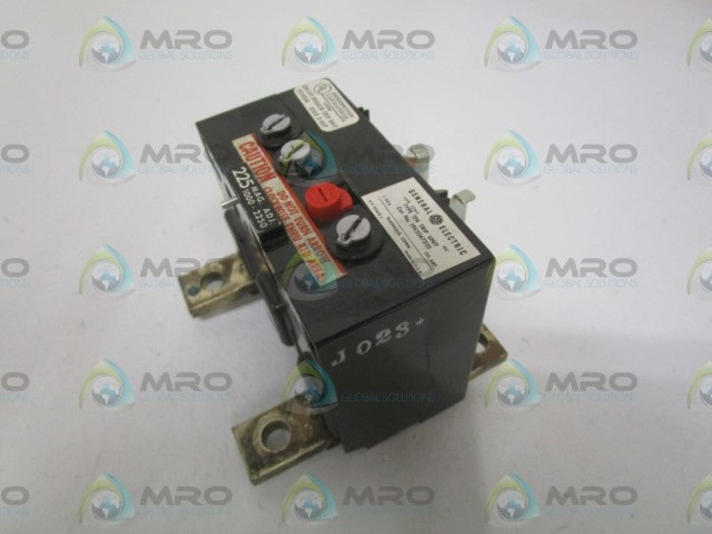 GENERAL ELECTRIC TFK226T225 TRIP UNIT 225AMP UNMP