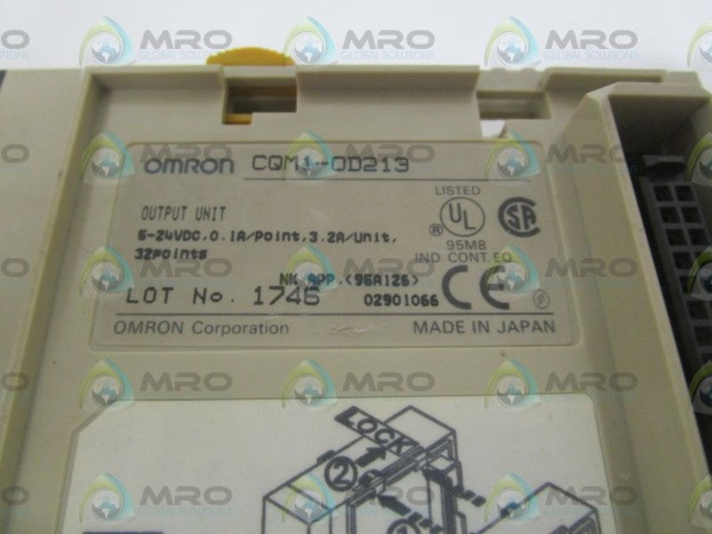 OMRON CQM1-OD213 OUTPUT MODULE NSNP