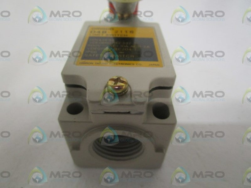 OMRON D4B-2116 LIMIT SWITCH UNMP