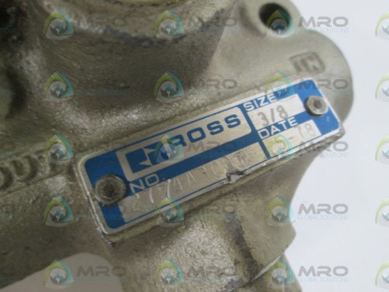ROSS VALVE 3/8" 2774A3003 W/ W423K79 (AS PICTURED) UNMP