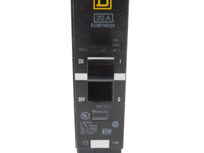 SQUARE D EDB16020 347V 20A NSMP