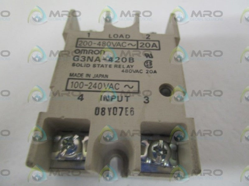 OMRON G3NA-420B SOLID STATE RELAY UNMP