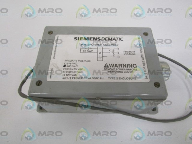 SIEMENS F0042-00050AC TRANSFORMER ASSEMBLY UNMP