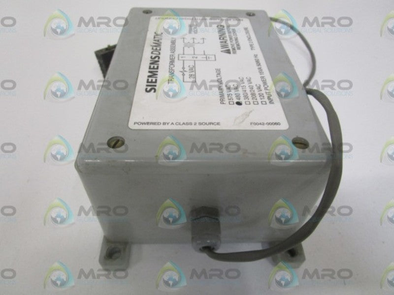 SIEMENS F0042-00050AC TRANSFORMER ASSEMBLY UNMP