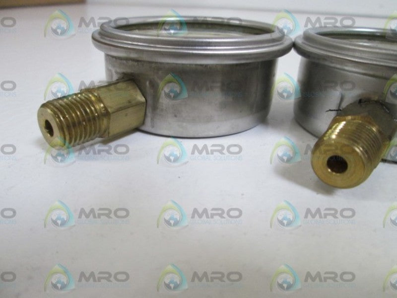LOT OF 2 MARSH PRESSURE GAUGE 0-30 PSI 096647 NSNP