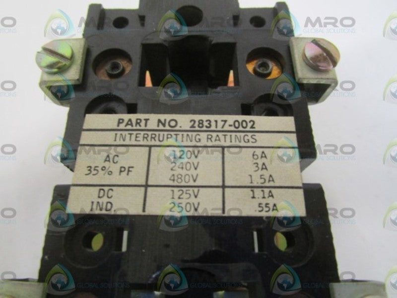 HUBBELL 28317-002 PUSHBUTTON INSERT (AS PICTURED) NSNP