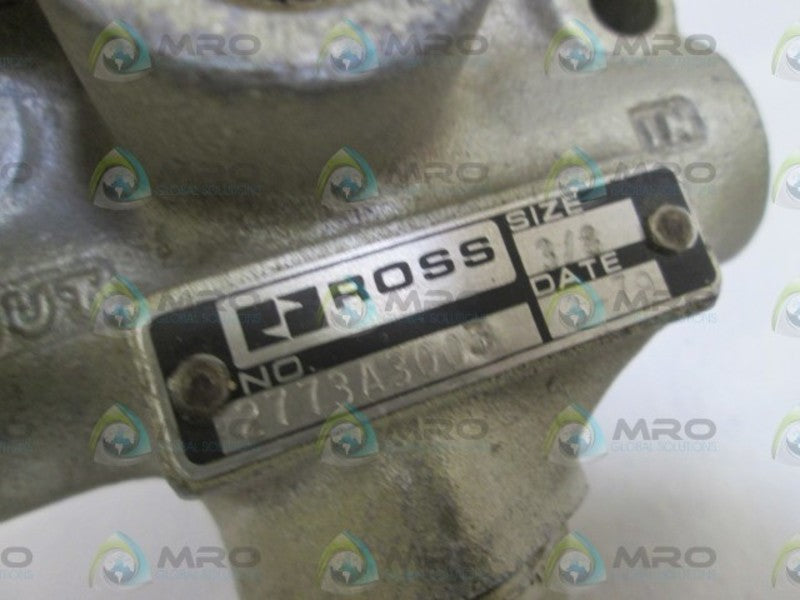 ROSS VALVE 3/8" 2773A3003 W/ W423K79 UNMP
