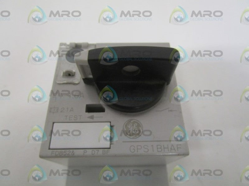 GENERAL ELECTRIC GPS1BHAF OVERLOAD STARTER 1-1.6A (AS PICTURED) NSNP