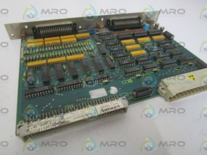 SIEMENS 6FX1118-4AA01 INTERFACE MODULE BOARD UNMP