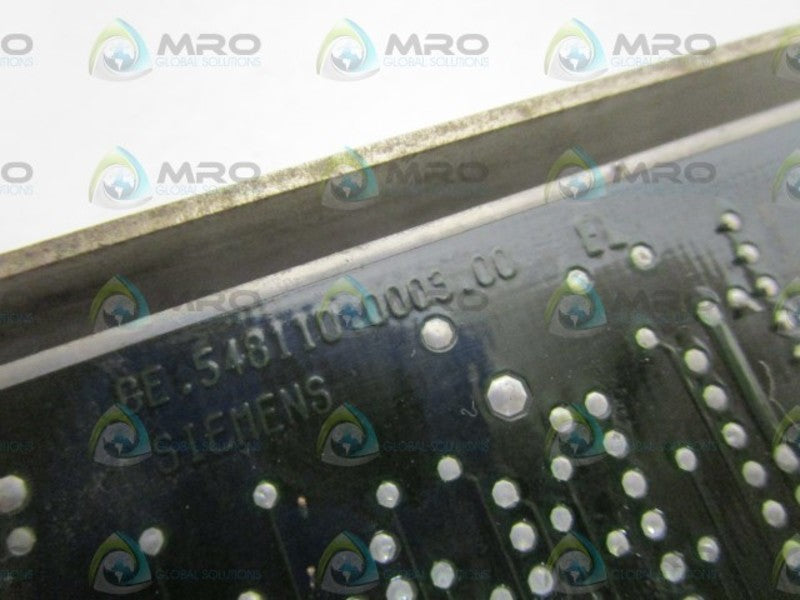 SIEMENS 6E.548110.0003.00 MODULE UNMP