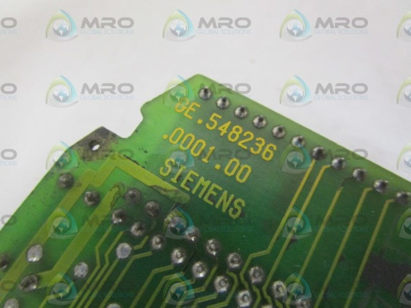 SIEMENS GE.548236.0001.00 (6FX1123-6AB00) MEMORY MODULE (AS PICTURED) UNMP