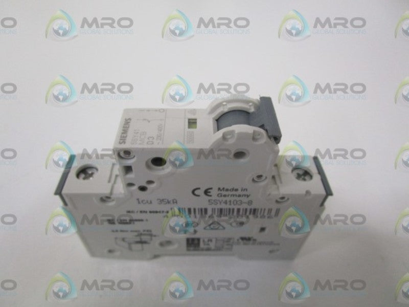 SIEMENS 5SY4103-8 CIRCUIT BREAKER 230/400V NSNP