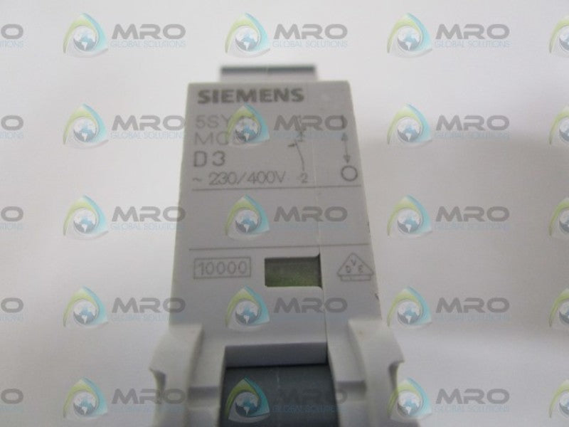 SIEMENS 5SY4103-8 CIRCUIT BREAKER 230/400V NSNP