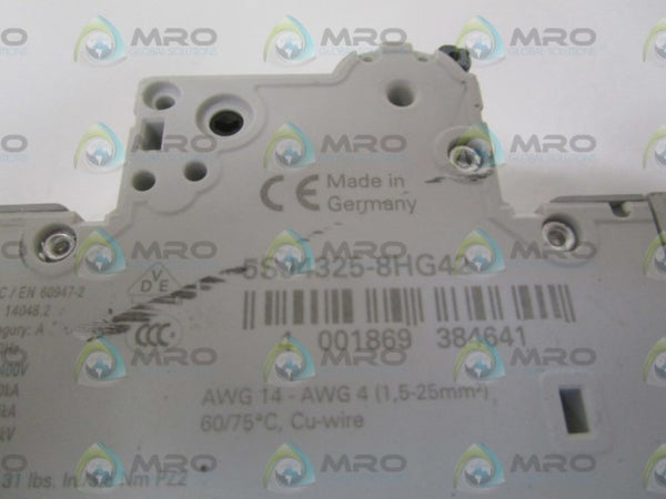 SIEMENS 5SJ4325-8HG42 CIRCUIT BREAKER 25A NSNP