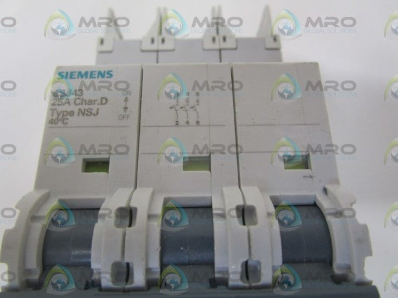 SIEMENS 5SJ4325-8HG42 CIRCUIT BREAKER 25A NSNP