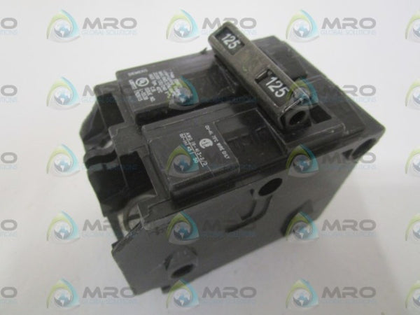 SIEMENS EQ9677 CIRCUIT BREAKER 125A (AS PICTURED) NSNP