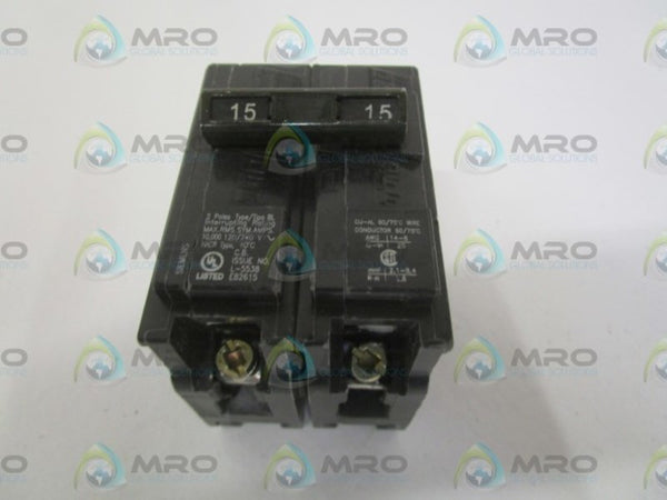SIEMENS B215 CIRCUIT BREAKER 15A NSNP