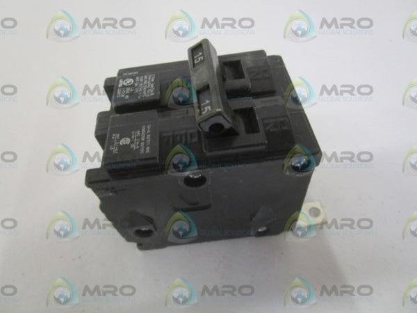 SIEMENS B215 CIRCUIT BREAKER 15A NSNP
