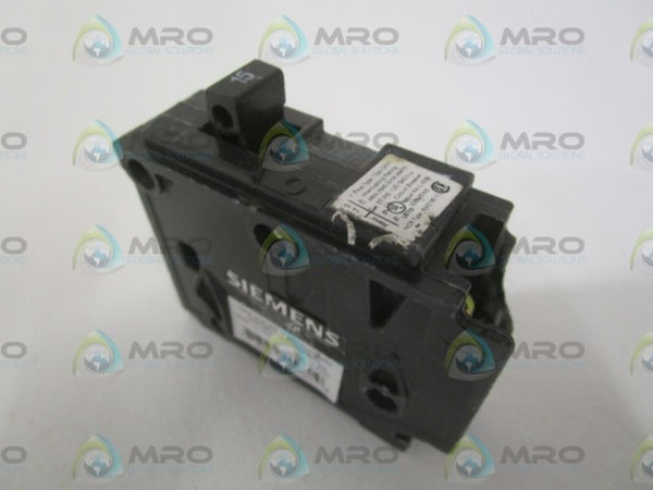SIEMENS Q115H CIRCUIT BREAKER 15A (AS PICTURED) NSNP
